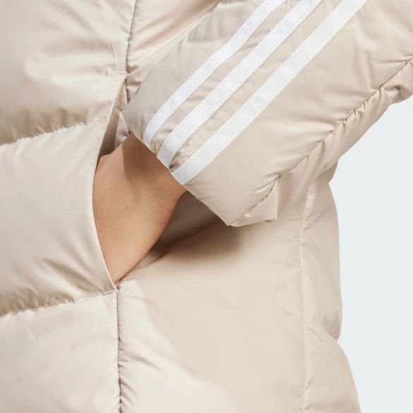 Пуховик Adidas Essentials 3-Stripes Mid Down Hooded IX8924_image_4