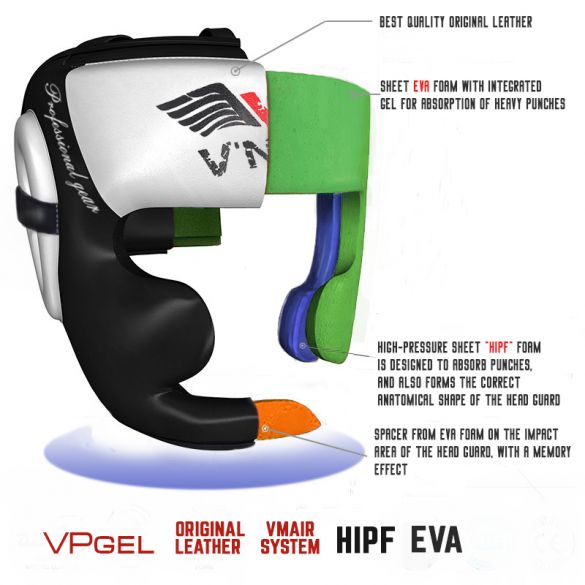 Боксерський шолом V`Noks Aria White 40220_image_14