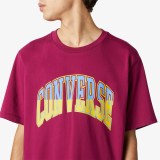 Чоловіча футболка Converse Twisted Varsity Graphic T Maroo 10018383-507_image_2