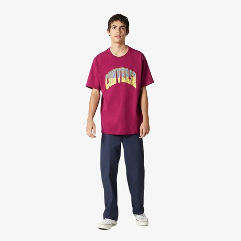 Чоловіча футболка Converse Twisted Varsity Graphic T Maroo 10018383-507_image_4