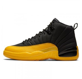 Мужские кроссовки Nike Jordan 12 Retro Black University Gold 130690-070