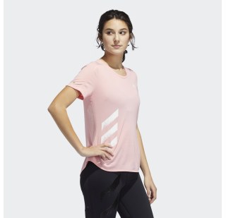 Жіноча футболка Adidas Run It 3 Stripes Fast FR8383