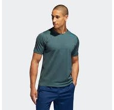 Футболка Adidas Freelift Tech Fitted Striped Heathered DZ1221