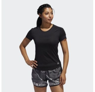 Женская футболка Adidas Run It Tee W Black FL7802