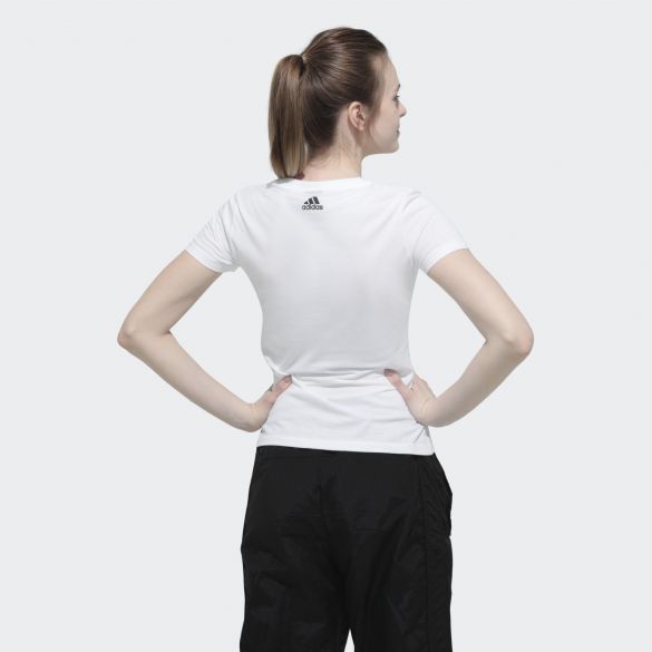 Женская футболка Adidas Foil Linear Logo EC4745_image_4