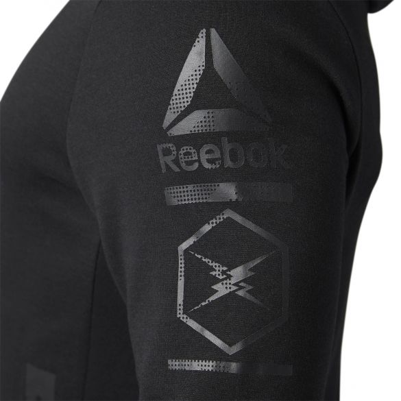 Мужская худи Reebok Cotton FZ Hoodie BR9599