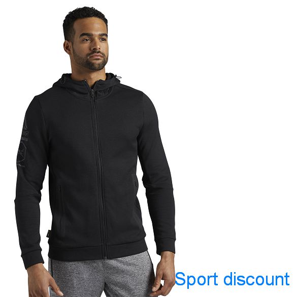 Мужская худи Reebok Cotton FZ Hoodie BR9599