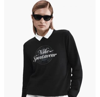 Світшот жіночий Nike Sportswear Club Fleece Graphic Crew HV2342-010