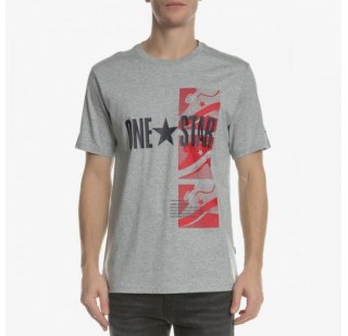 Футболка Converse One Star Photo Short Sleeve Tee Blue 10009128-035