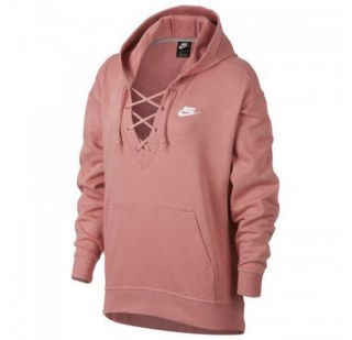Жіноча толстовка Nike W Nsw Club Hoodie Laceup 929531-685