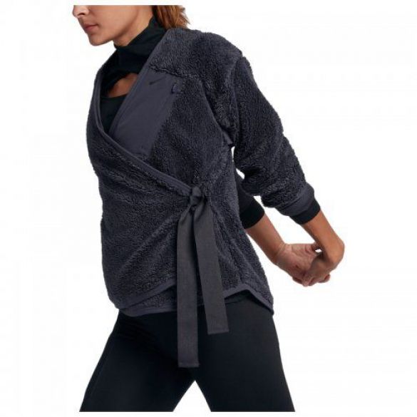 Жіноча толстовка Nike W NK LS Shrpa Top Wrap 929839-081