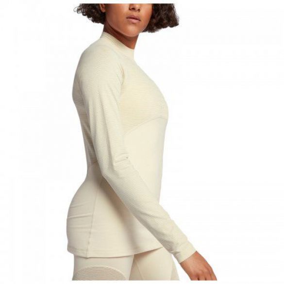 Жіноча футболка Nike W Np Wm Top Ls Chmpgne AO9226-258