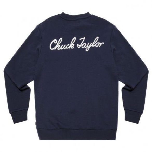 Чоловіча толстовка Converse Chuck Taylor Graphic Crew Obsidian 10007070-467