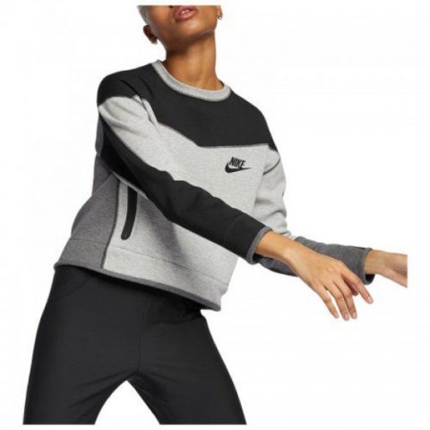 Женская толстовка Nike W Nsw Tch Flc Crew Cb AR2855-063_image_1