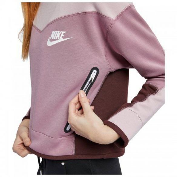Жіноча толстовка Nike W Nsw Tch Flc Crew Cb AR2855-515
