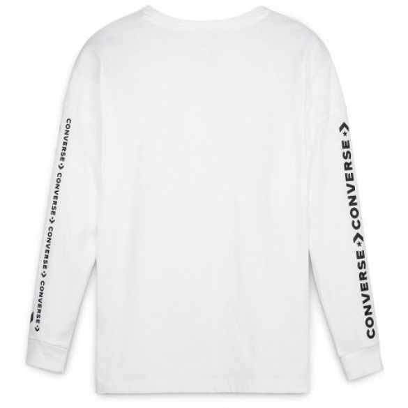 Жіноча футболка Converse Wordmark Ls Tee Blk 10008353-102_image_2