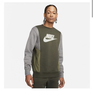 Толстовка Nike M Nsw Hybrid Flc Crew Bb DJ5075-355