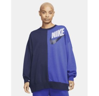  ТОЛСТОВКА NIKE W NSW FT FLC OOS CREW DNC DV0328-410