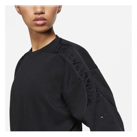 Толстовка Nike Womens Cropped Fleece Training Crew Black DA0447-010_image_3