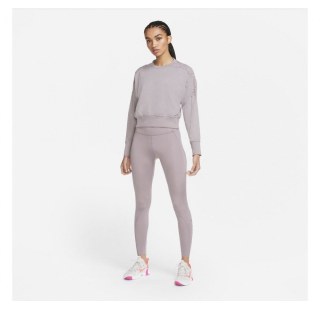 Толстовка Nike Womens Cropped Fleece Training Crew Black DA0447-531