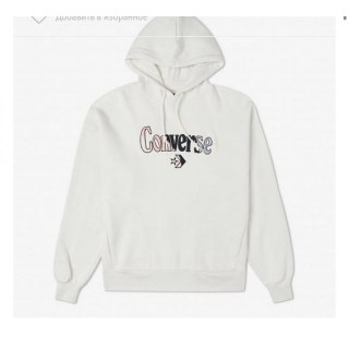 ТОЛСТОВКА CONVERSE OVERSIZED CHENILLE PATCH HOODIE 10022349-103