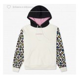 ТОЛСТОВКА CONVERSE STAND OUT LEOPARD SLEEVE GO TO HOODIE 10023080-281_image_1