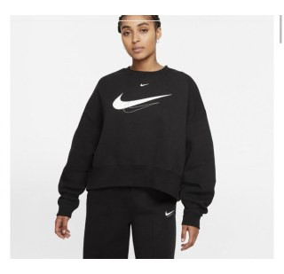 Толстовка Nike W Nsw Trend Crew Flc Swoosh DQ4506-010