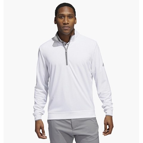 Лонгслив Adidas Quarter-Zip Pullover White Hg8838_image_1