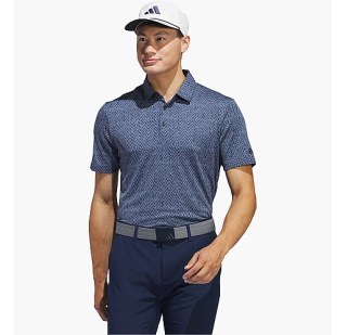 Поло Adidas Ultimate365 Jacquard Polo Shirt Blue IU4400