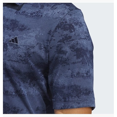 Поло Adidas Go-To Printed Mesh Polo Shirt Blue IU4428_image_5
