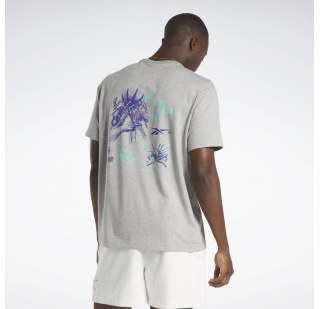 Футболка Reebok Basketball Court Top T-Shirt Grey IA2419