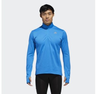 Мужской лонгслив для бега Adidas Rs Cw 1 - 2 Zip M D93104