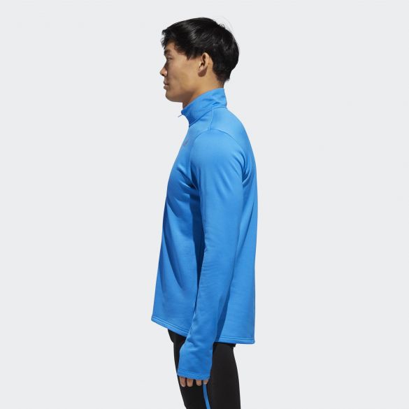 Мужской лонгслив для бега Adidas Rs Cw 1 - 2 Zip M D93104_image_2