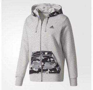 Чоловіча толстовка Adidas Ess Aop Fz B BQ9633