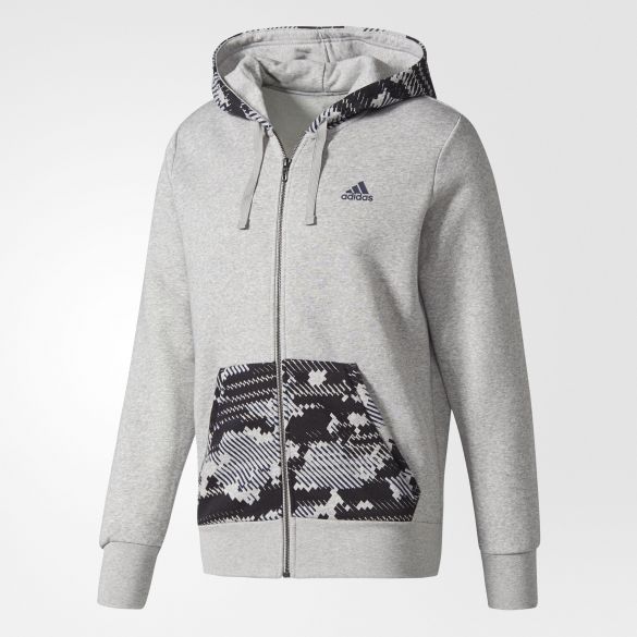 Мужская толстовка Adidas Ess Aop Fz B BQ9633_image_1