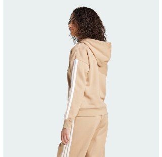 Толстовка Essentials 3-Stripes Full-Zip Fleece Adidas Sportswear JX7706