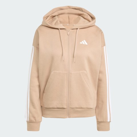 Толстовка Essentials 3-Stripes Full-Zip Fleece Adidas Sportswear JX7706_image_6