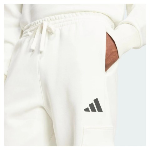 Штани чоловічі Adidas All Szn Fleece Graphic Loose Sportswear White JJ3664_image_6
