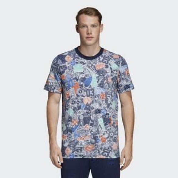 Мужская футболка Adidas Originals Sticker DV2071_image_1