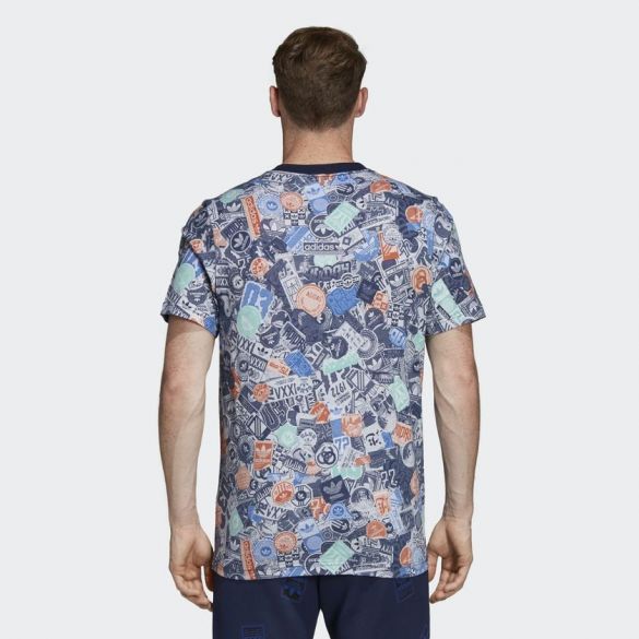 Мужская футболка Adidas Originals Sticker DV2071_image_3