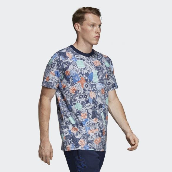 Мужская футболка Adidas Originals Sticker DV2071_image_4