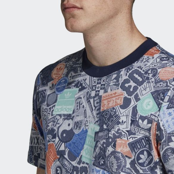 Мужская футболка Adidas Originals Sticker DV2071_image_6