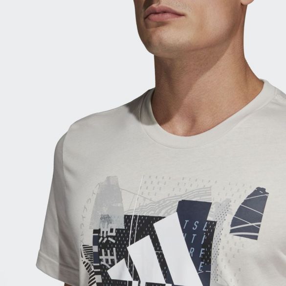 Мужская футболка Adidas Must Haves Badge of  Sport Graphic DV3091_image_5