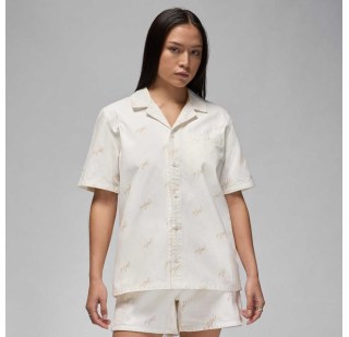 Сорочка жіноча Air Jordan AOP Wvn Top Beige FN5769-133