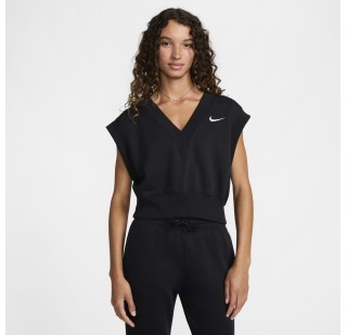 Жилетка жіноча Nike W NSW Phnx Flc Slvls Vneck Crp FV6316-010