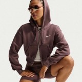 Толстовка жіноча Nike W Phnx Flc Crop HV2426-502_image_4