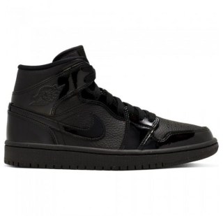Жіночі кросівки Nike Air Jordan 1 Mid Triple Black BQ6472-003