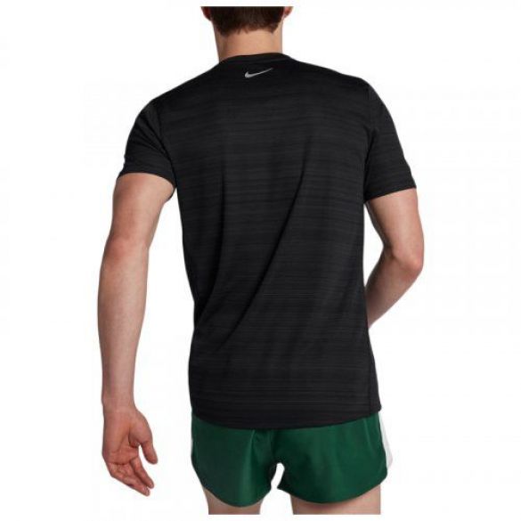 Чоловіча бігова футболка Nike Dry Miller Top Ss Nv 891684-010