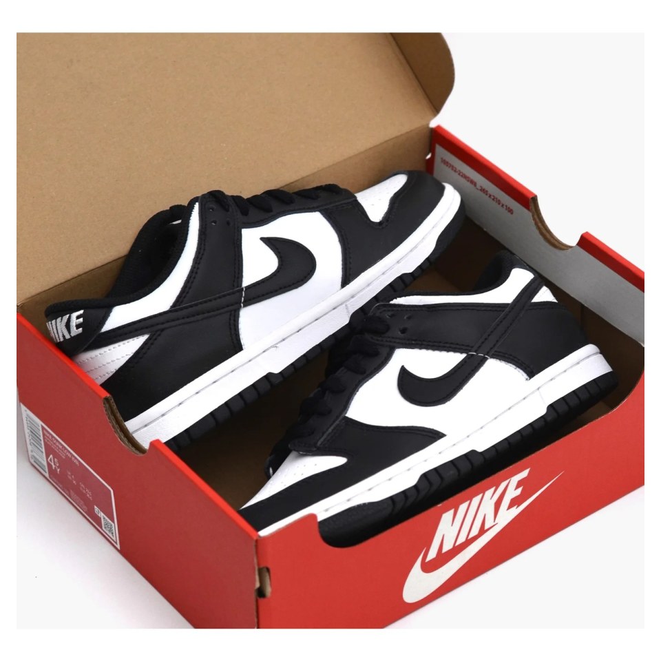 Женские кроссовки Nike Dunk Low Retro White/Black CW1590-100_image_6