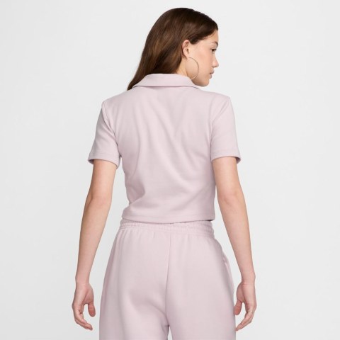 Женскиая футболка поло Nike W NSW Essntl Ss Polo Crp Top DV7884-019_image_3